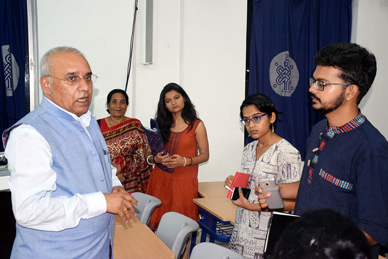 Interaction with the students-1