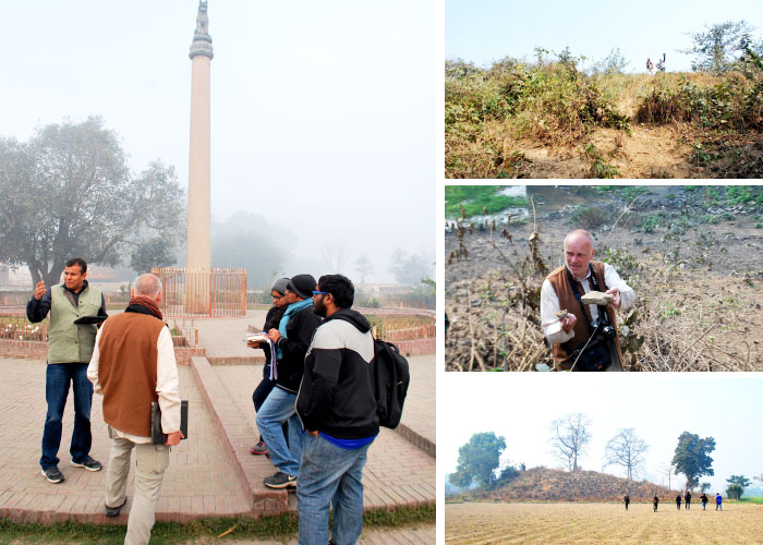 Field visit to Lauriya Nandangarh and Kesariya in Champaran