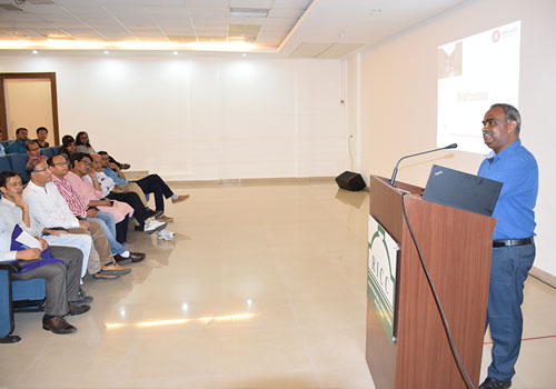 The Faculty members interacting with the students during the School’s Orientation