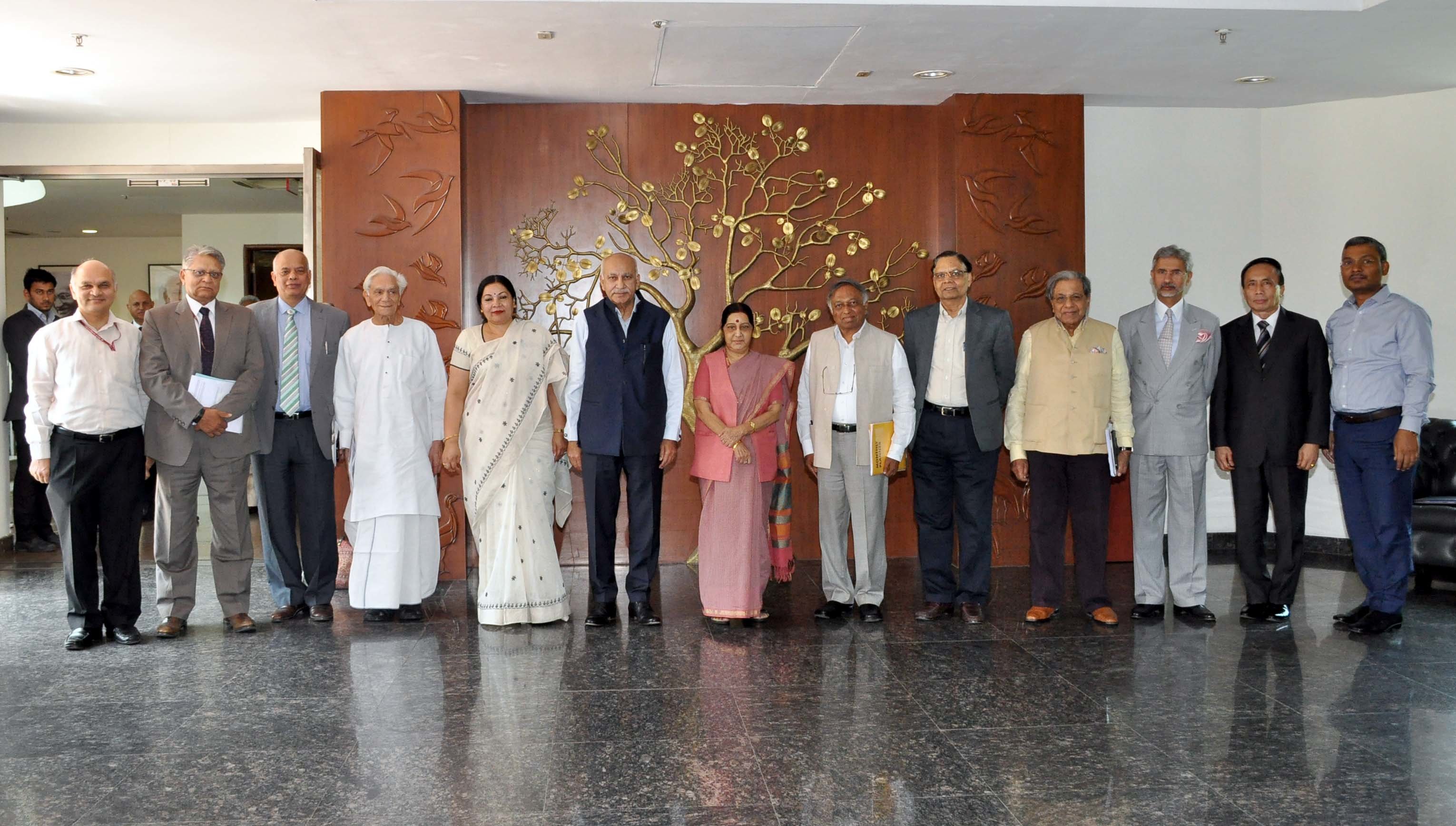 External Affairs Minister Meets GB Members